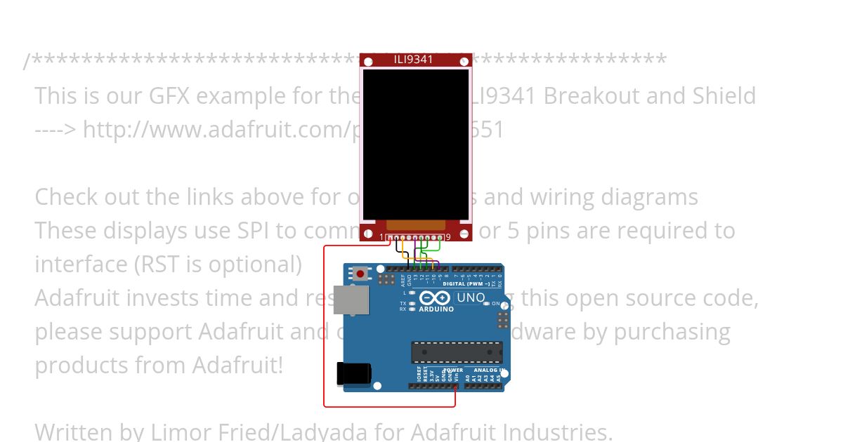 ili9341-graphicstest.ino simulation