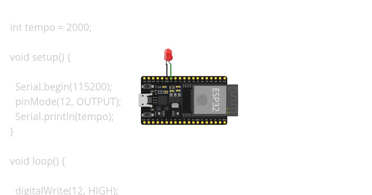 led piscador simulation