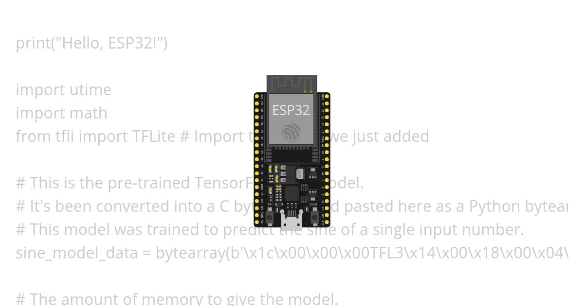 ml esp32 micropython simulation