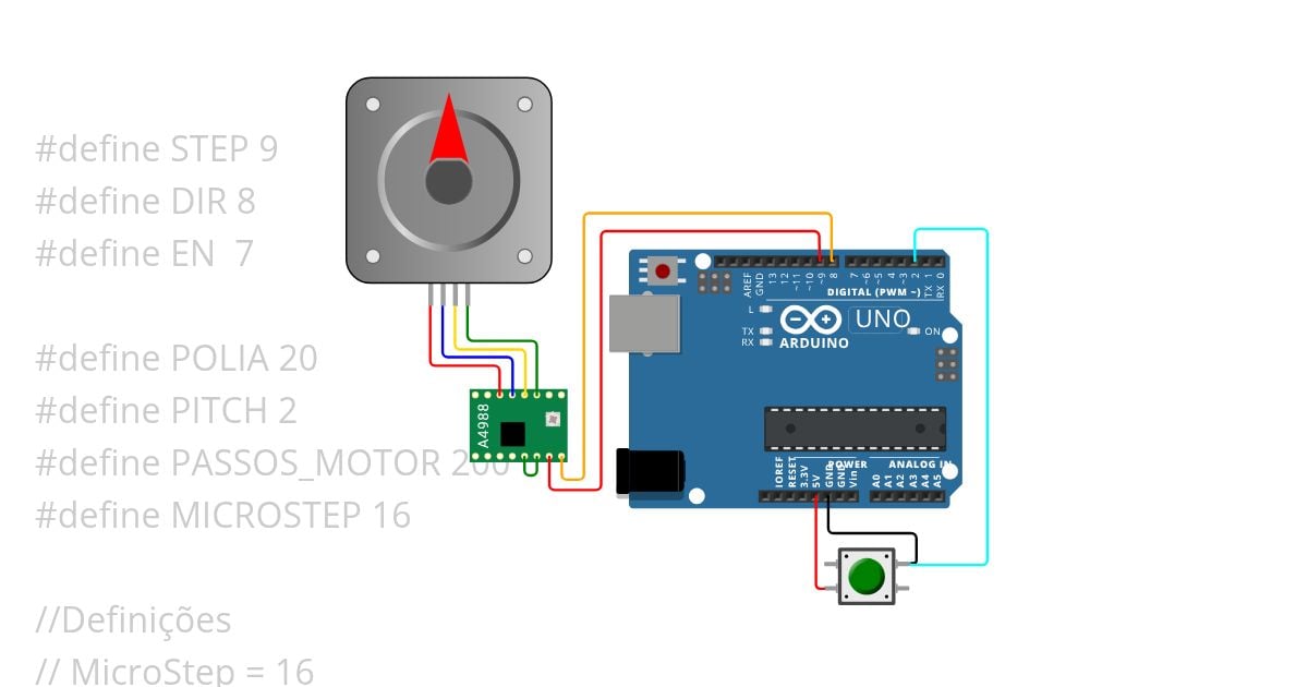 Motor de Passo - CP1 simulation