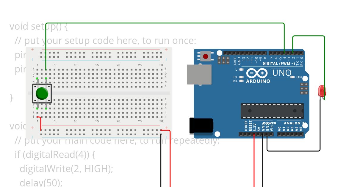 Pushbutton simulation