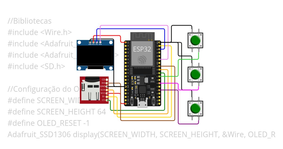 mp3 player esp32 simulation