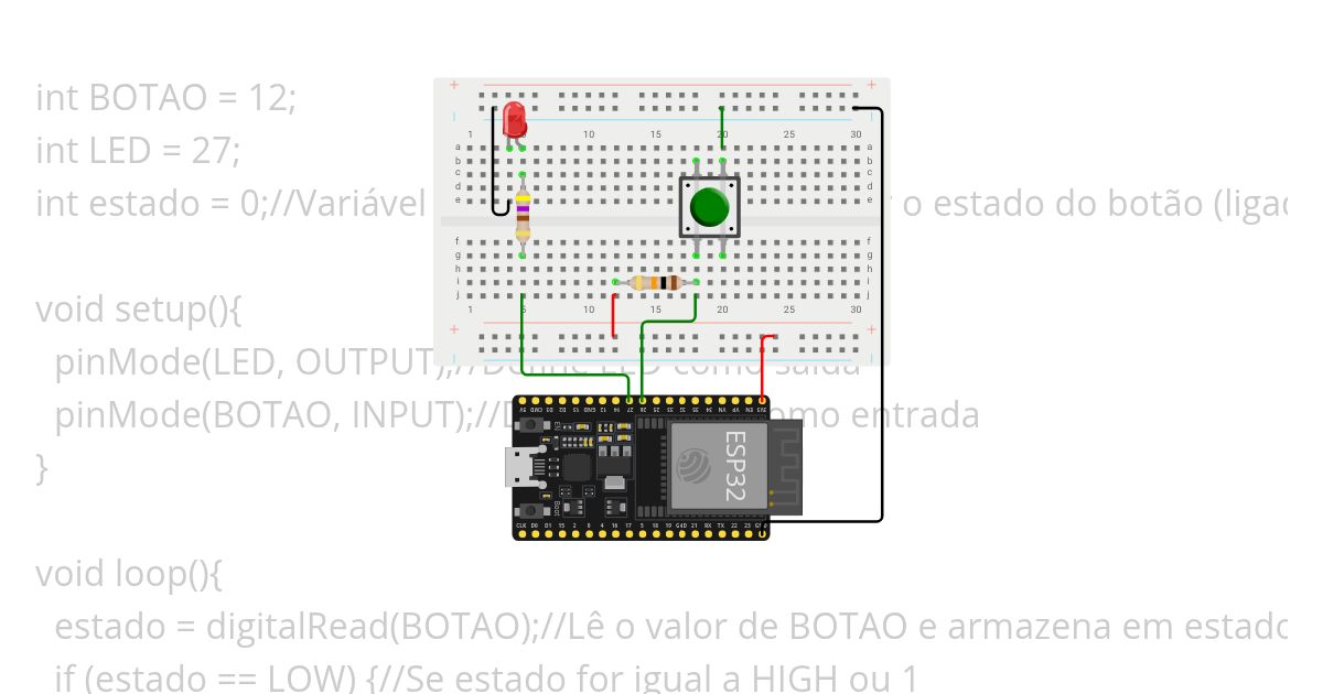 Plataformas - botão simulation