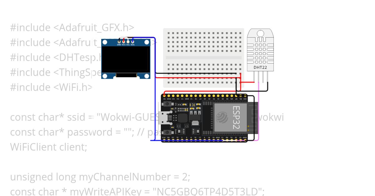 wifi dht oled simulation