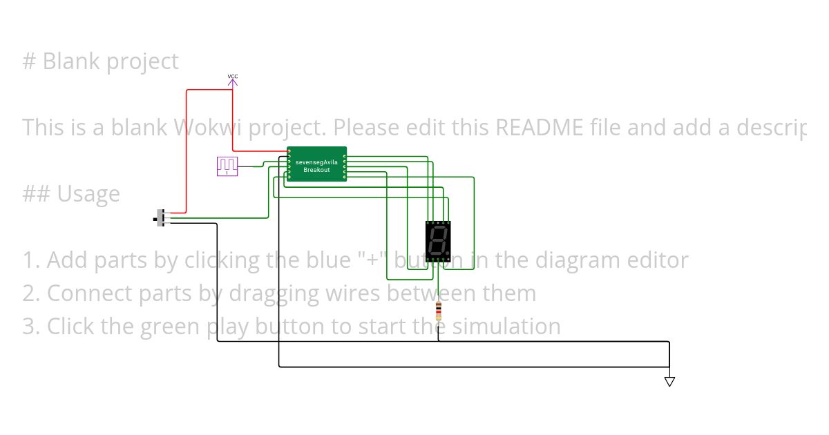 SevenSegCount simulation