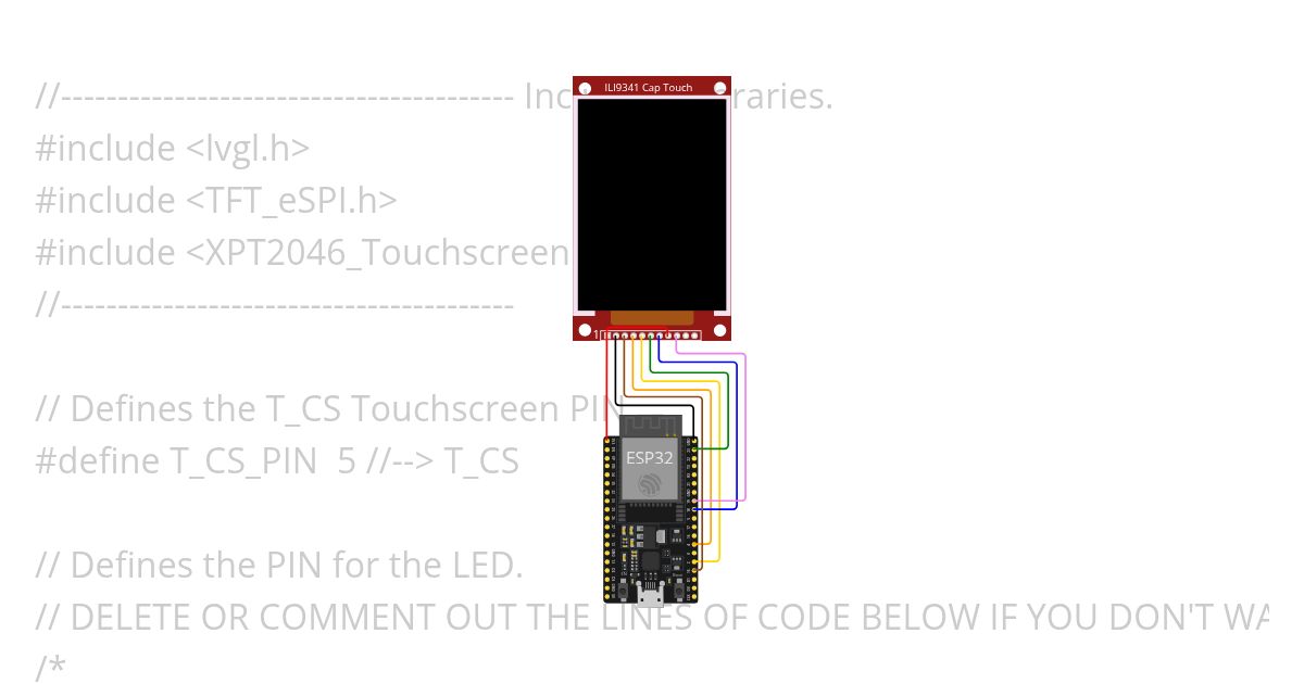 lvgl display setup (versuch mit buzzer) simulation
