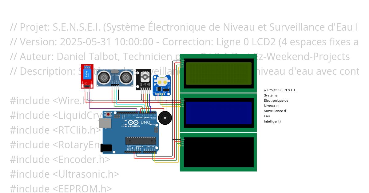 S.E.N.S.E.I. (Système Électronique de Niveau et Surveillance d'Eau Intelligent) Copy simulation