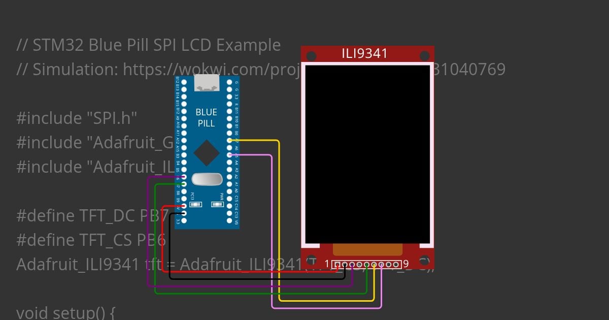 STM32 Blue Pill SPI LCD Copy