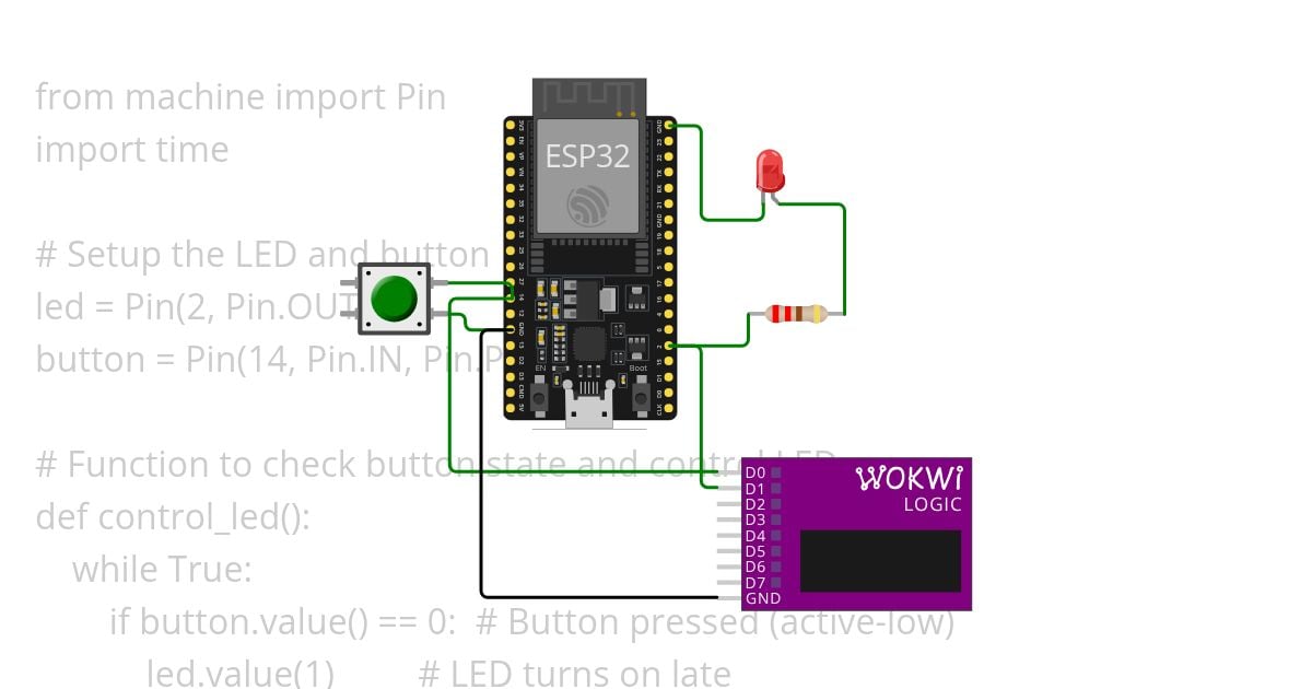 Delay Example simulation