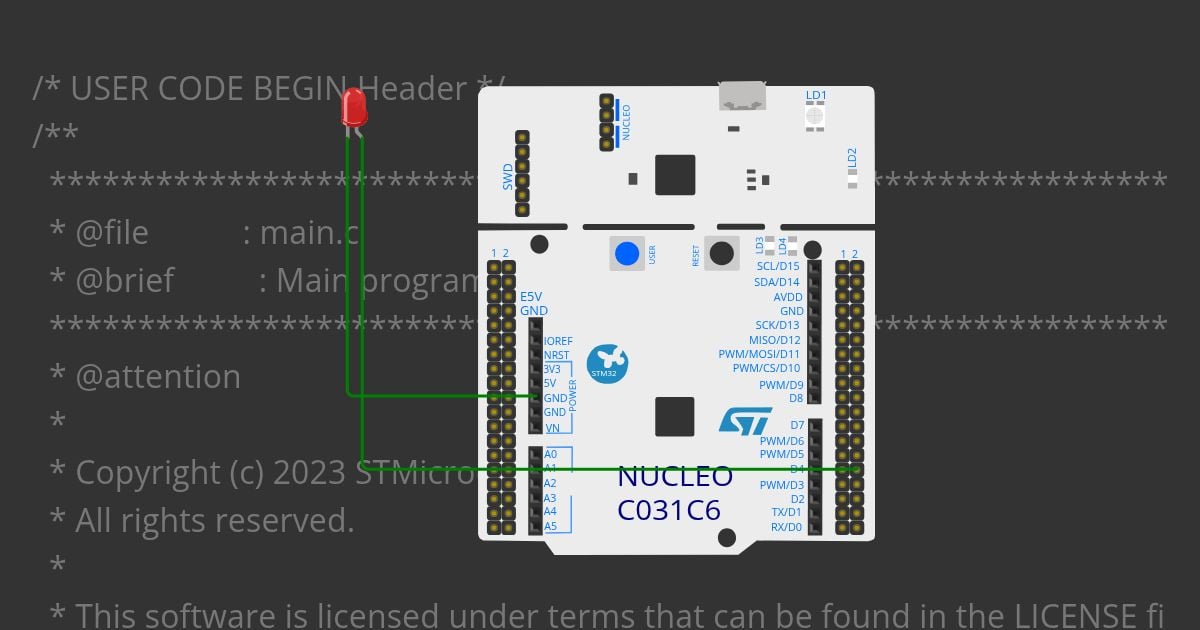 stm32 hal code light blink Copy