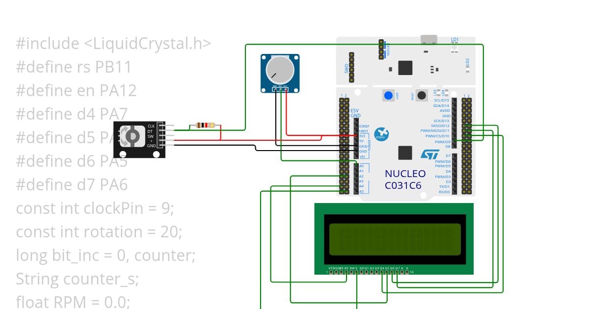 STM lcd motor speed Copy