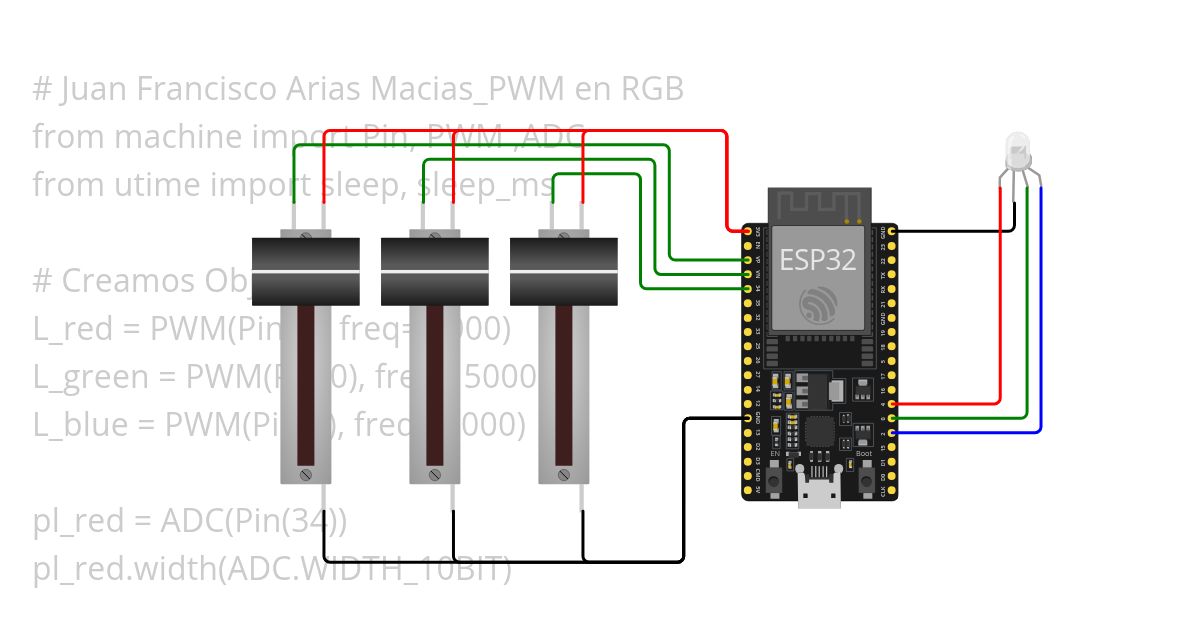 Monteje 17 Led RGB PWM
