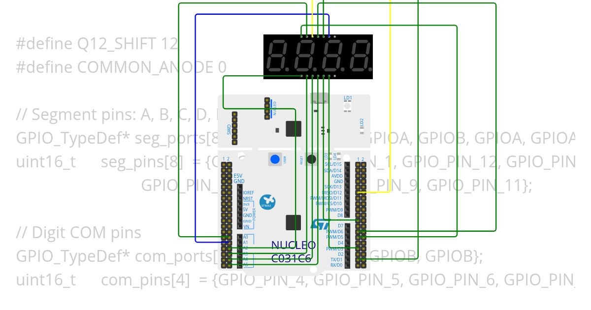 counter with floating decimal simulation