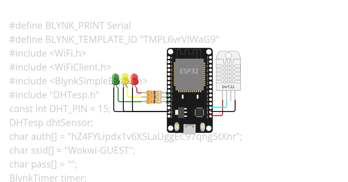 blynk LED2 simulation