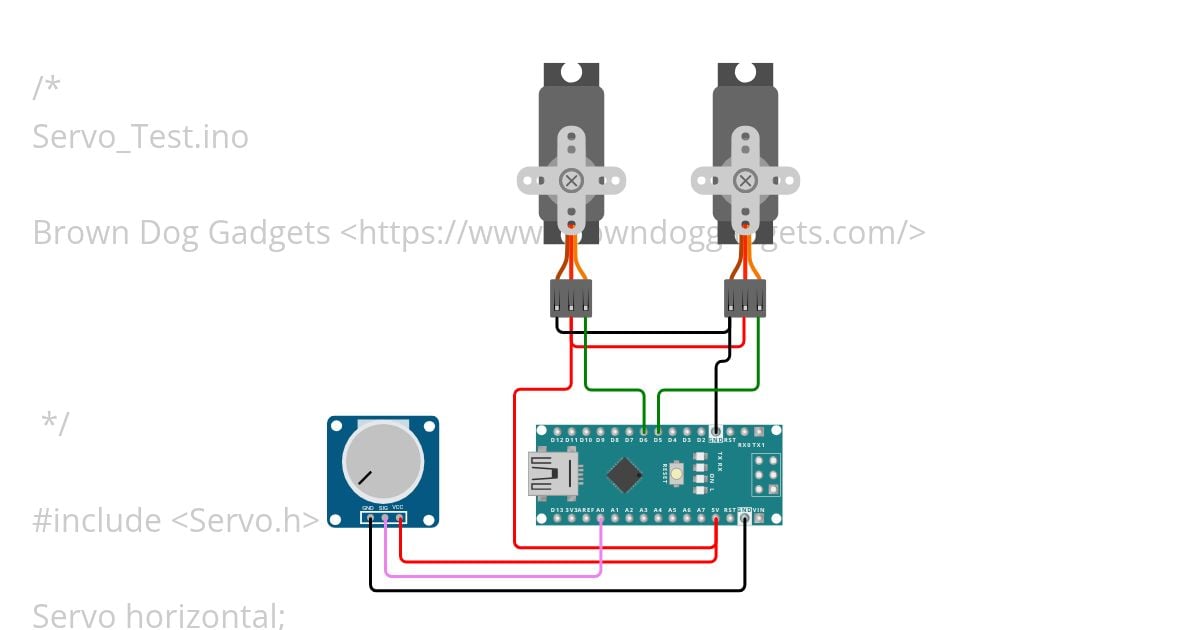 Servo_Test simulation
