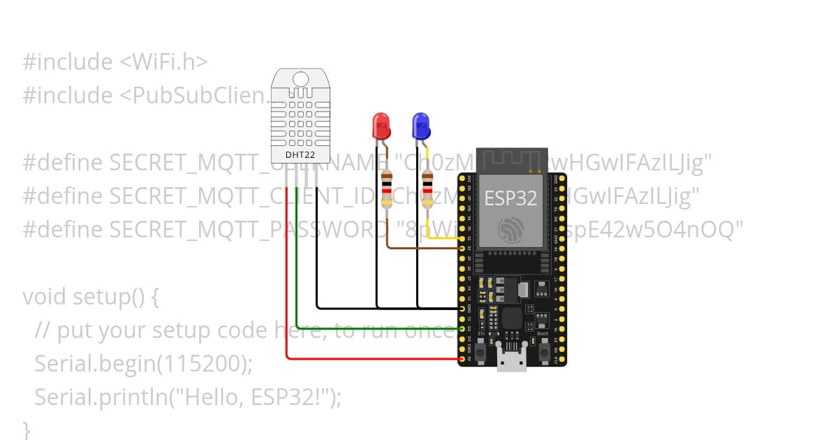 Two-Way MQTT Smart Greenhouse Control System simulation