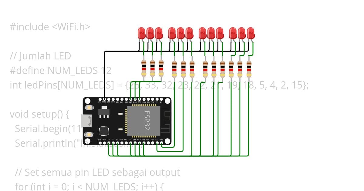 esp32 - Tugas 1 simulation