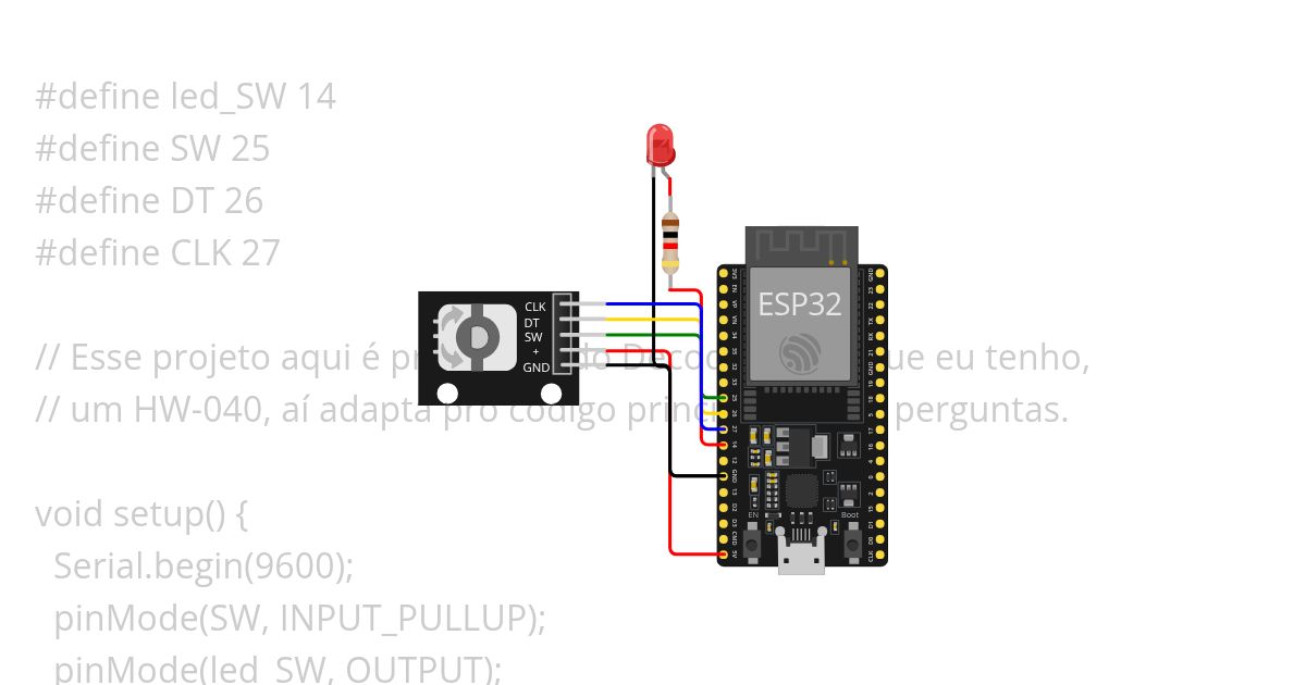 teste - KY-040 simulation