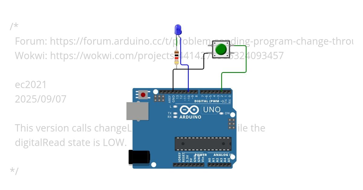 ChangeControlCmd Old simulation