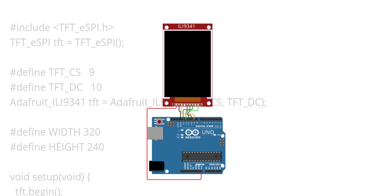 TFT_eSPI example simulation