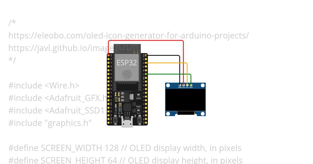 ESP32_Icons simulation