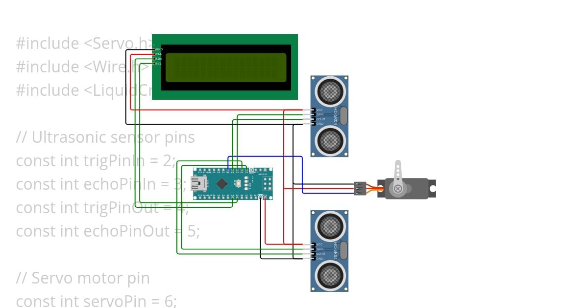 Smart Parking System simulation