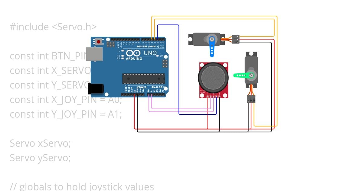 Basic_Joystick_Servo simulation
