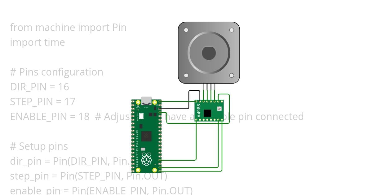 stepper motor 15 simulation