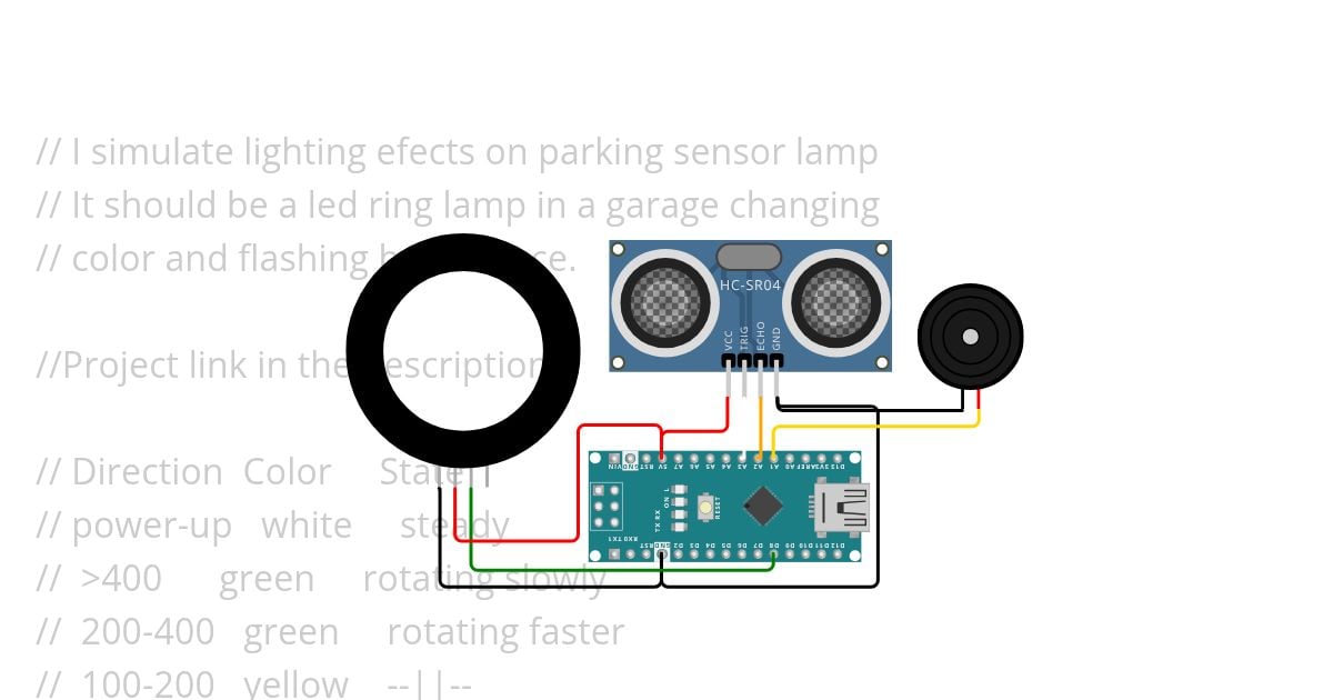 Ring16ForParkingSensor3AlarmeSpeaker simulation