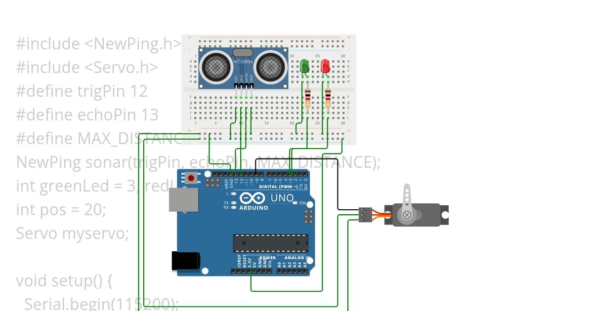 Practice intruder sensor