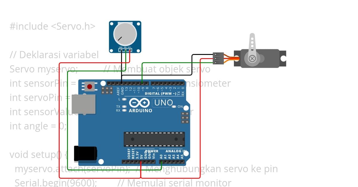 Percobaan Sensor Servo Rangga