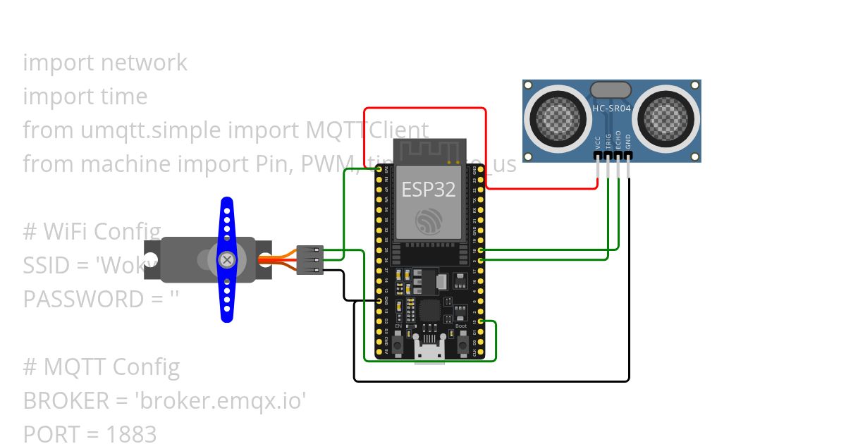 smart door pub simulation
