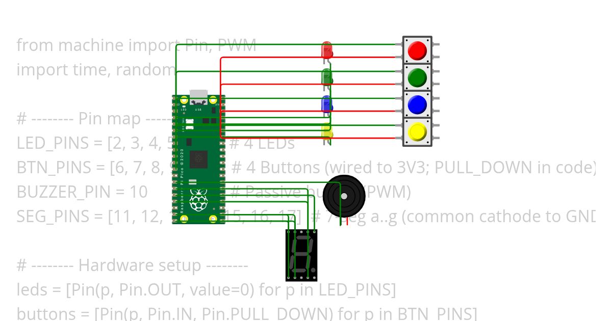 simon game P  simulation