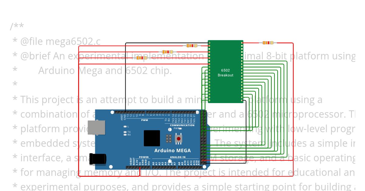 mega6502 simulation