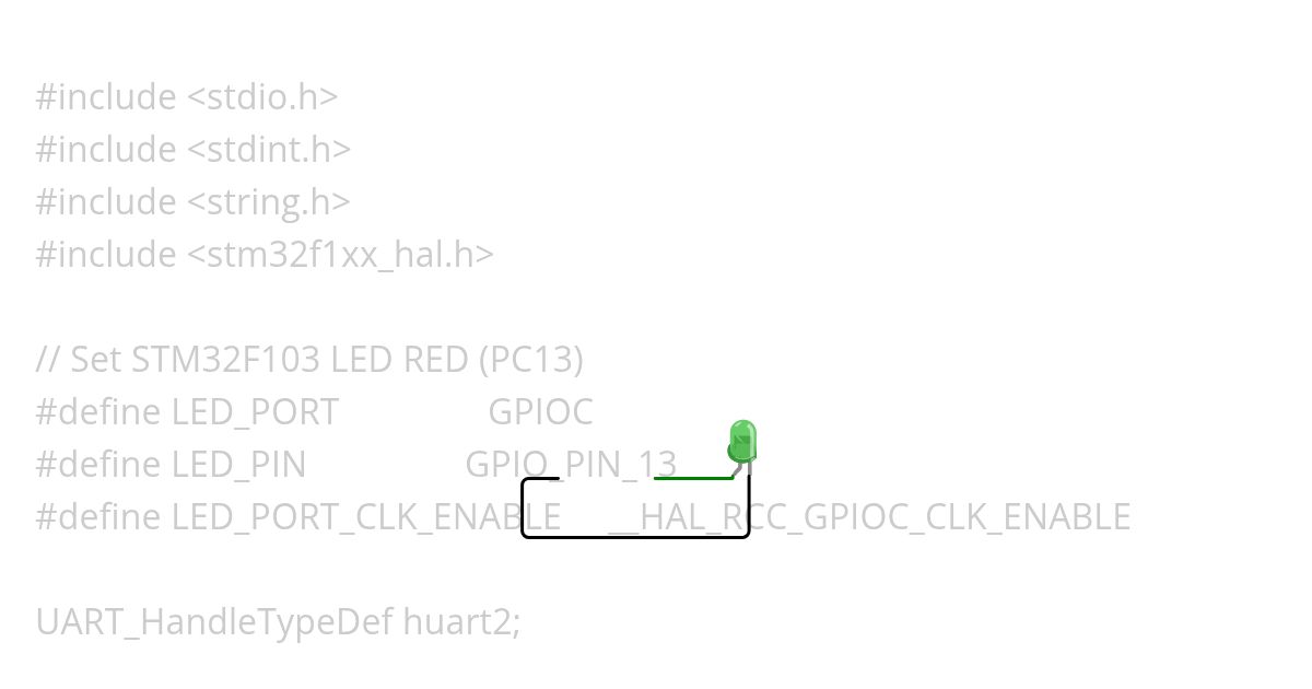 stm32f103 printf example Copy simulation