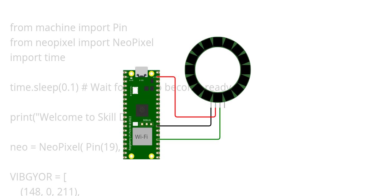 vibgyor_neopixel simulation