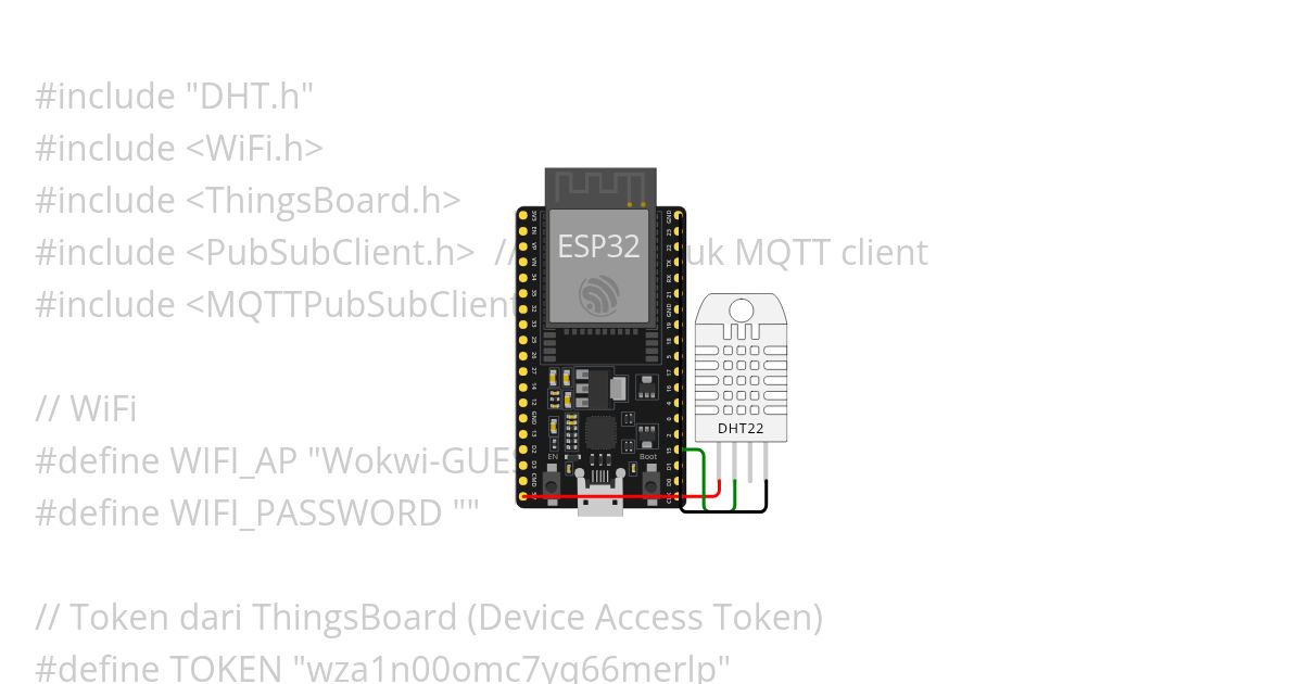Thingsboard Dhimas XII TAV Monitoring Suhu dan Kelembaban simulation