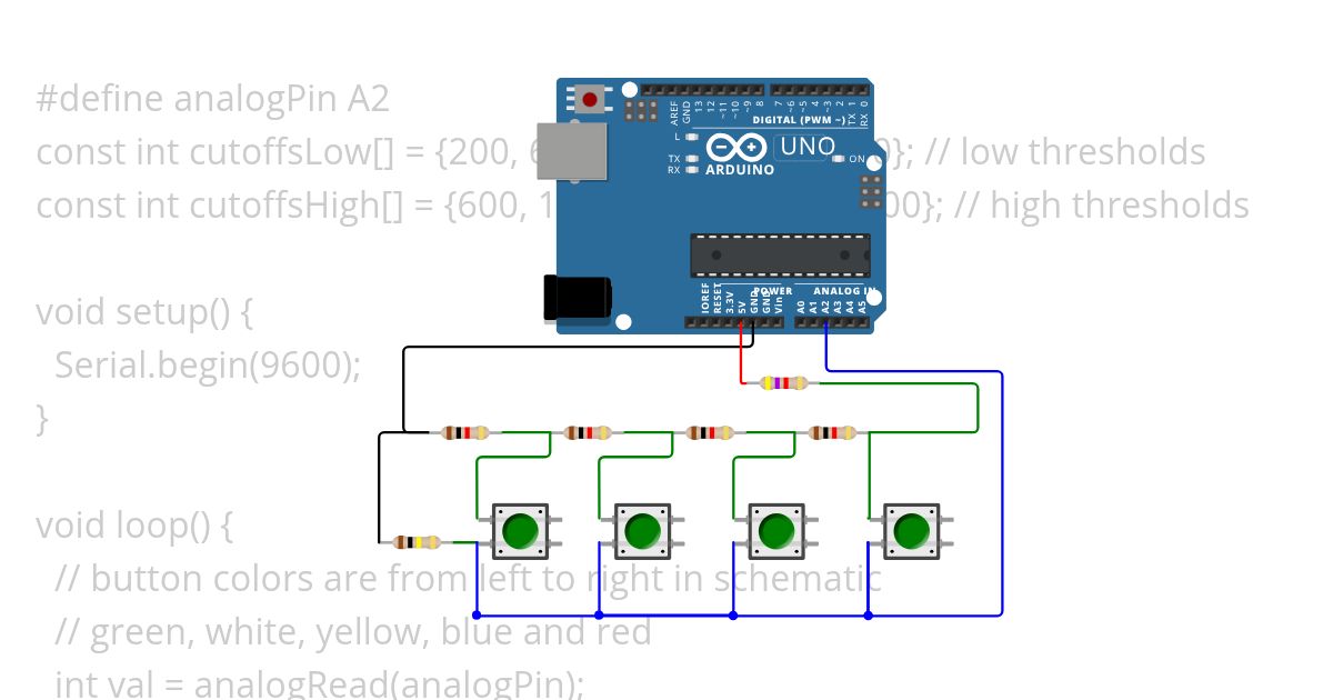 AnalogButtons simulation