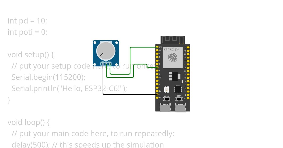 poti test simulation