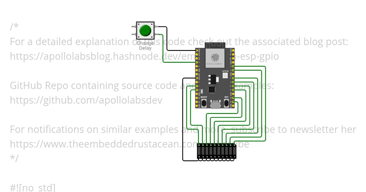 ESP32C3 Embassy GPIO Copy
