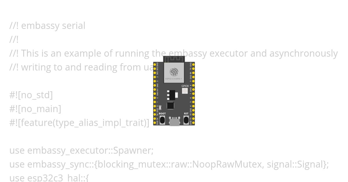 ESP32C3 Embassy UART Echo Updated Copy