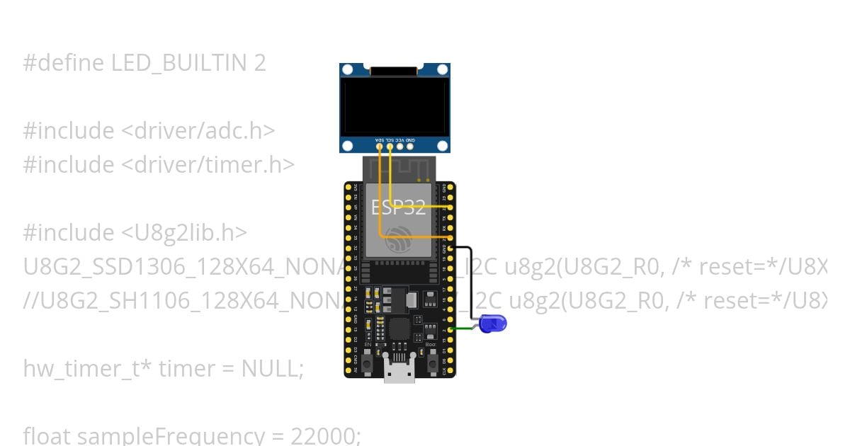 blackscreen ESP32 simulation