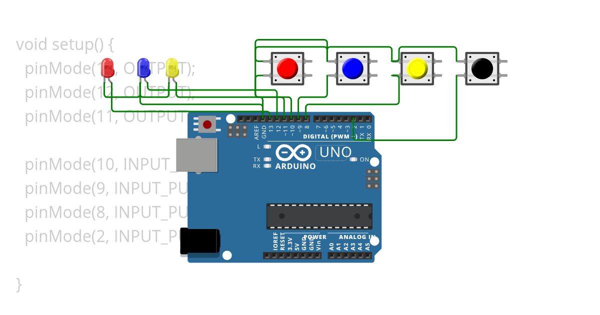Input Buttons Copy simulation