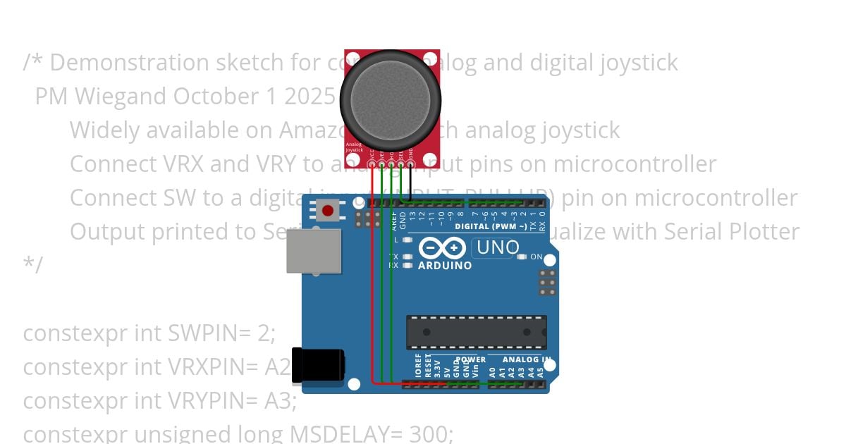 AnalogJoystickTest simulation