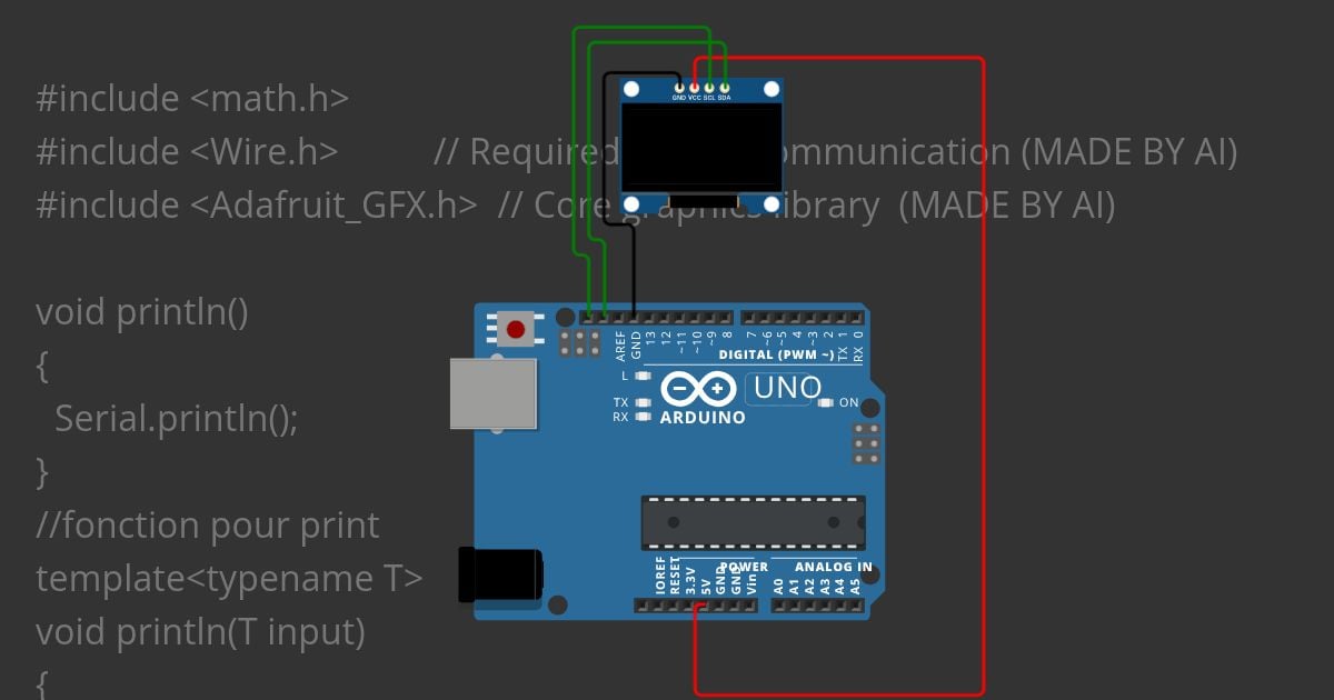 Display custom font on oled