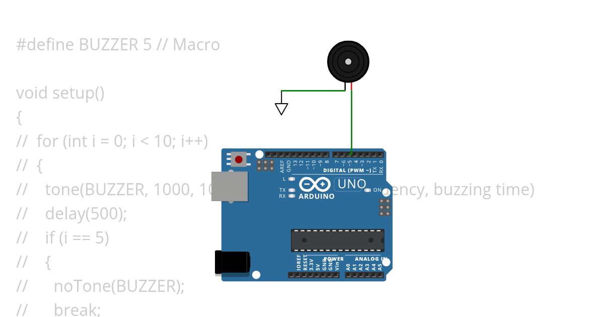 Buzzer 10/2 simulation