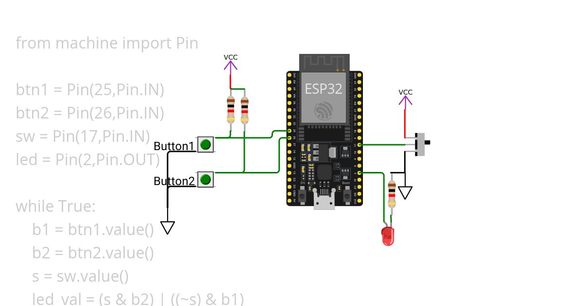 pushbuttons and switches task simulation