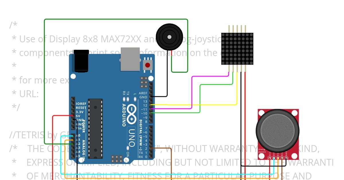 arduino_Tetris_max7219&joystick_V01.ino simulation