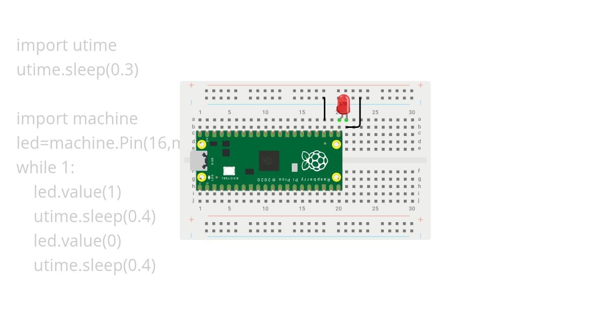 led blink intro simulation