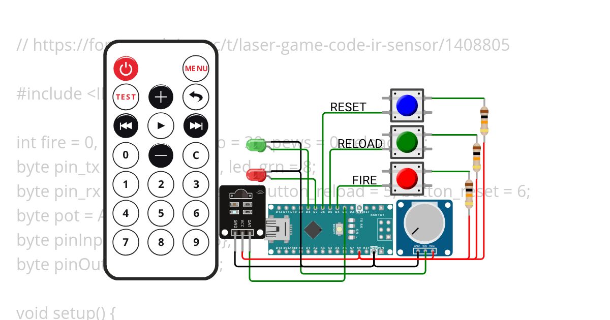 lasergame simulation